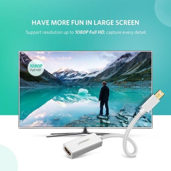 UGREEN 10461 Mini DP to HDMI Adapter Black Price