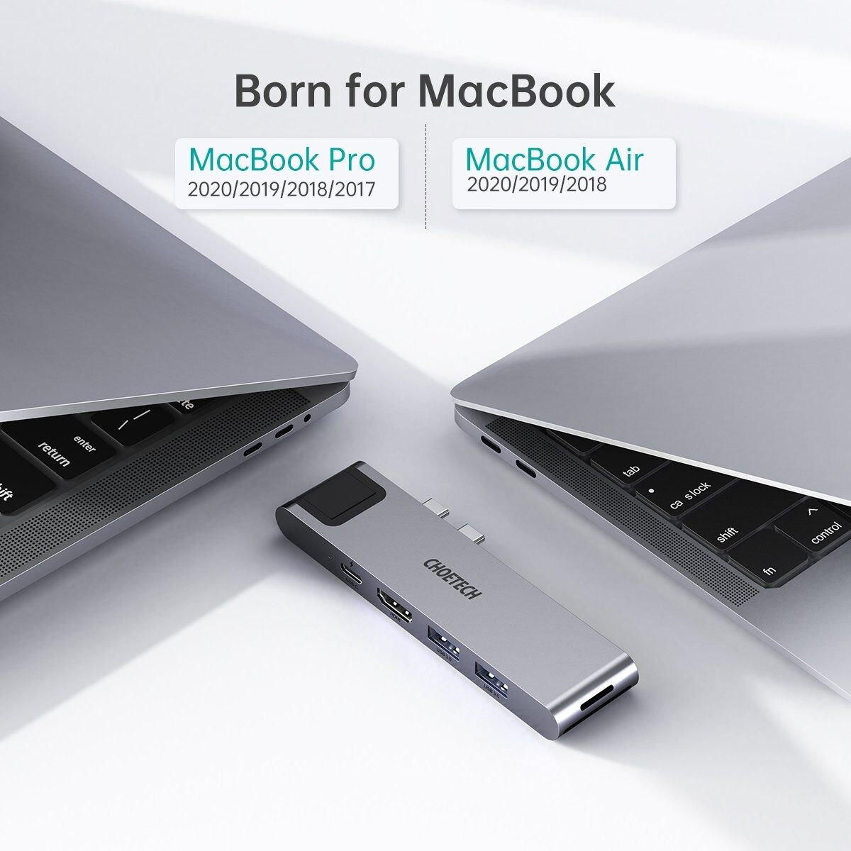 CHOETECH HUB-M24 7-in-2 MacBook Pro/Air USB Adapter USB-C Hub Price