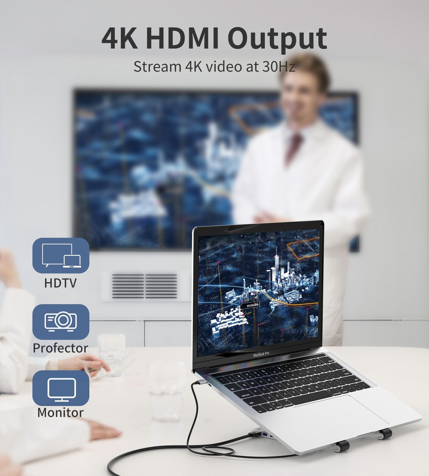 CHOETECH HUB-M43 7-in-1 USB-C Multiport Adapter with Foldable Laptop Stand Price