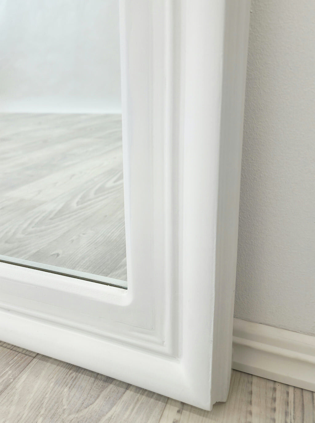 Window Style Mirror - White Arch 70 CM x 130 CM Price