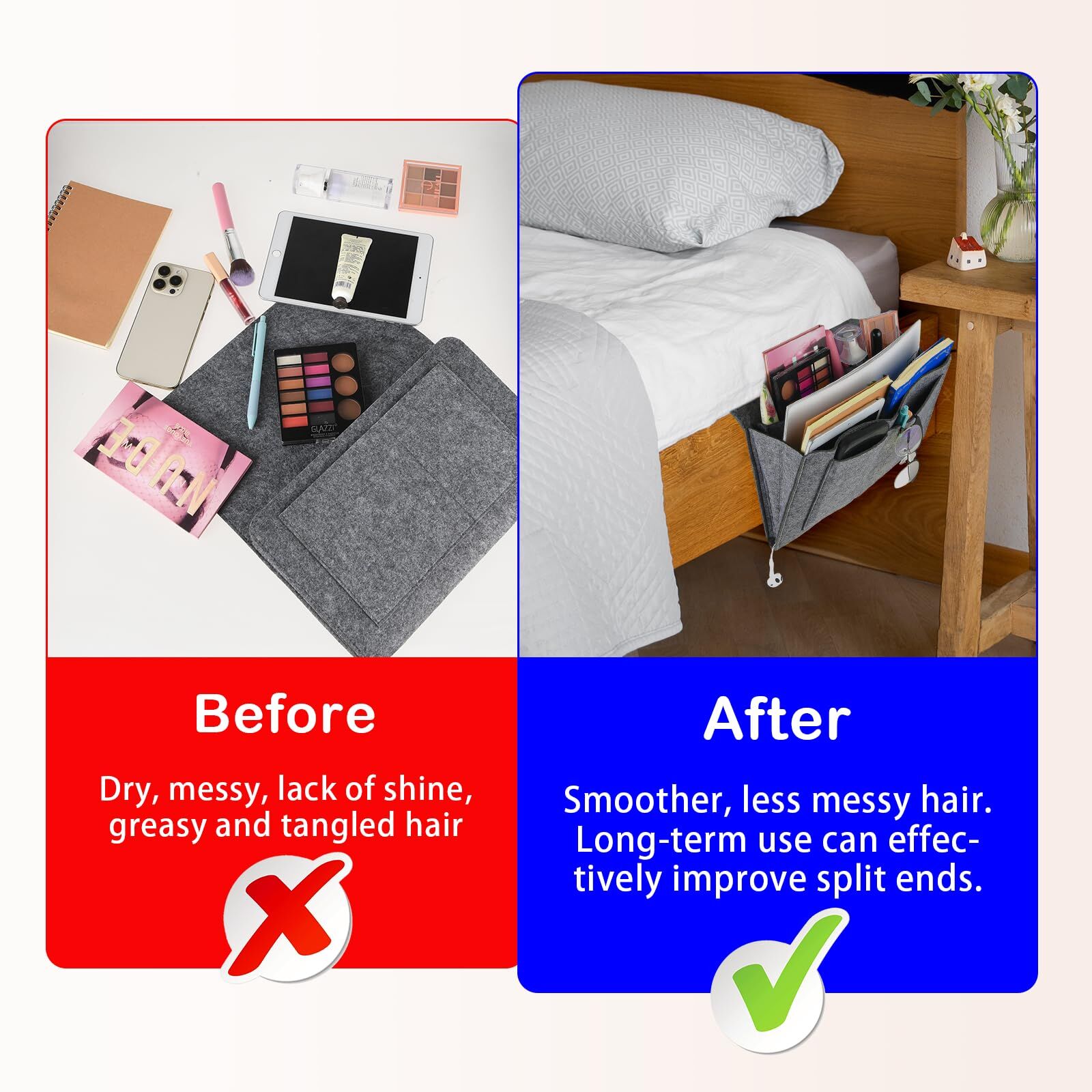 Bed Organiser Bed Caddy Sofa Organiser Bedside Organiser Book Magazines Organiser Grey Price