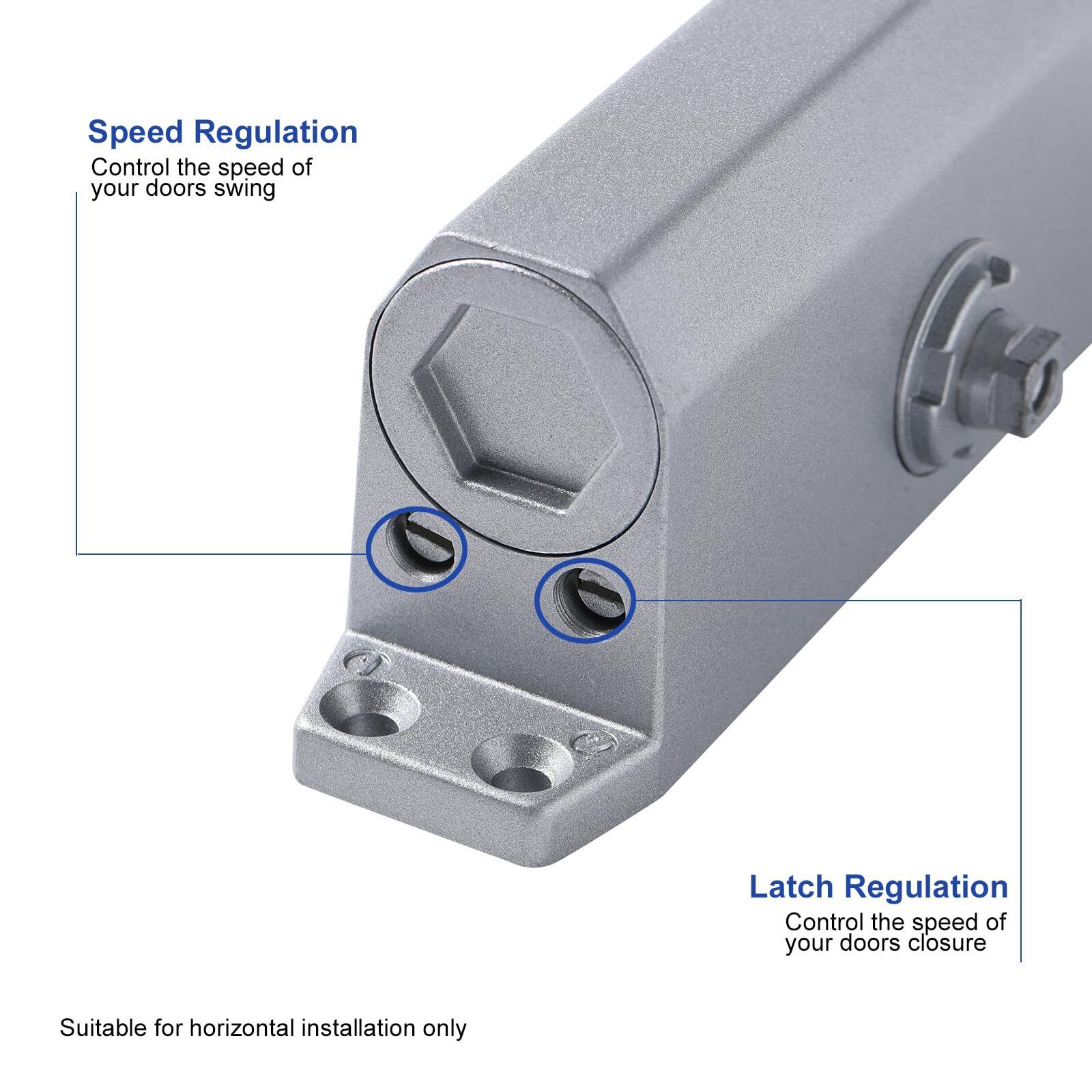 Auto Commercial Door Closers Hydraulic Door Closer for Home Commercial Door 25-45kg Price