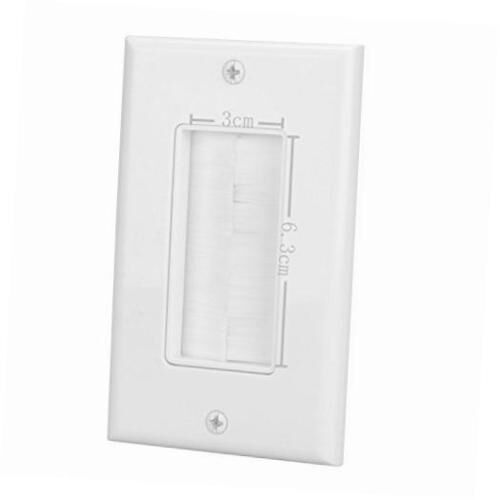 Brush Wall Plate Wires Cable Access Strap Management Socket Mount Port HDMI Price