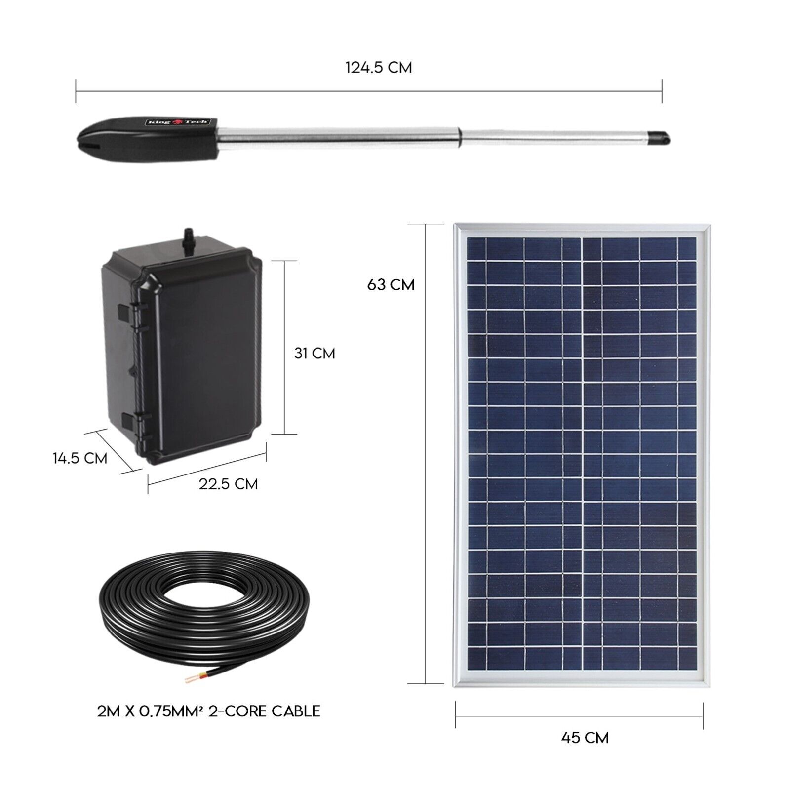 Swing Gate Opener Automatic Full Solar Power Kit Remote Control Price