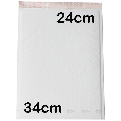 100 Piece Pack - 340x240mm LARGE Bubble Padded Envelope Bag Post Courier Mailing Shipping Mail Self Seal Price