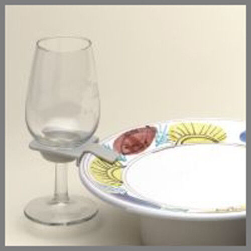 10 Pack of Wine Glass Holder Plate Clip - Stand Up Function Buffet BBQ Picnic Party - Promotion Merchandise Expo Gift Price