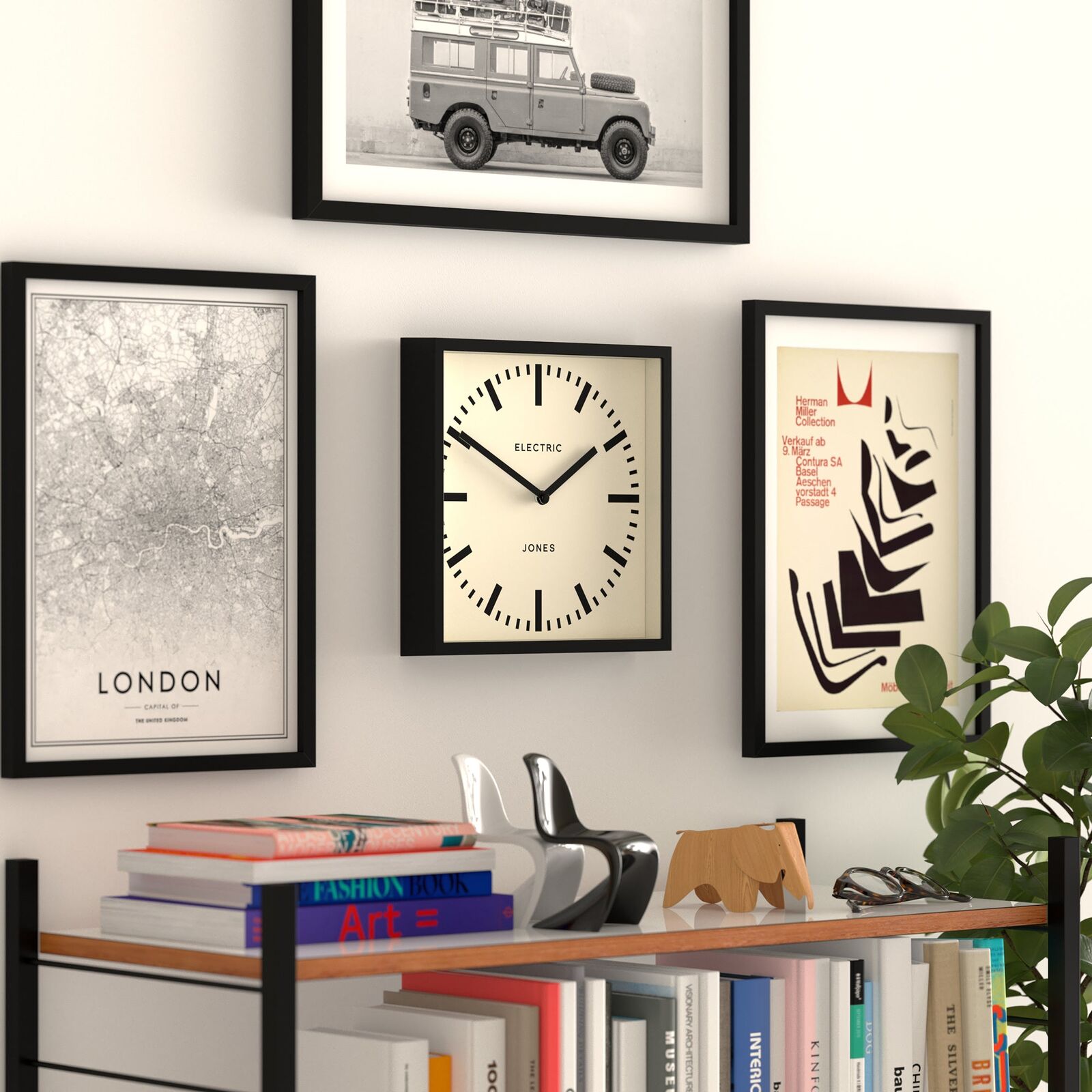 Newgate Jones Box Wall Clock Black Price