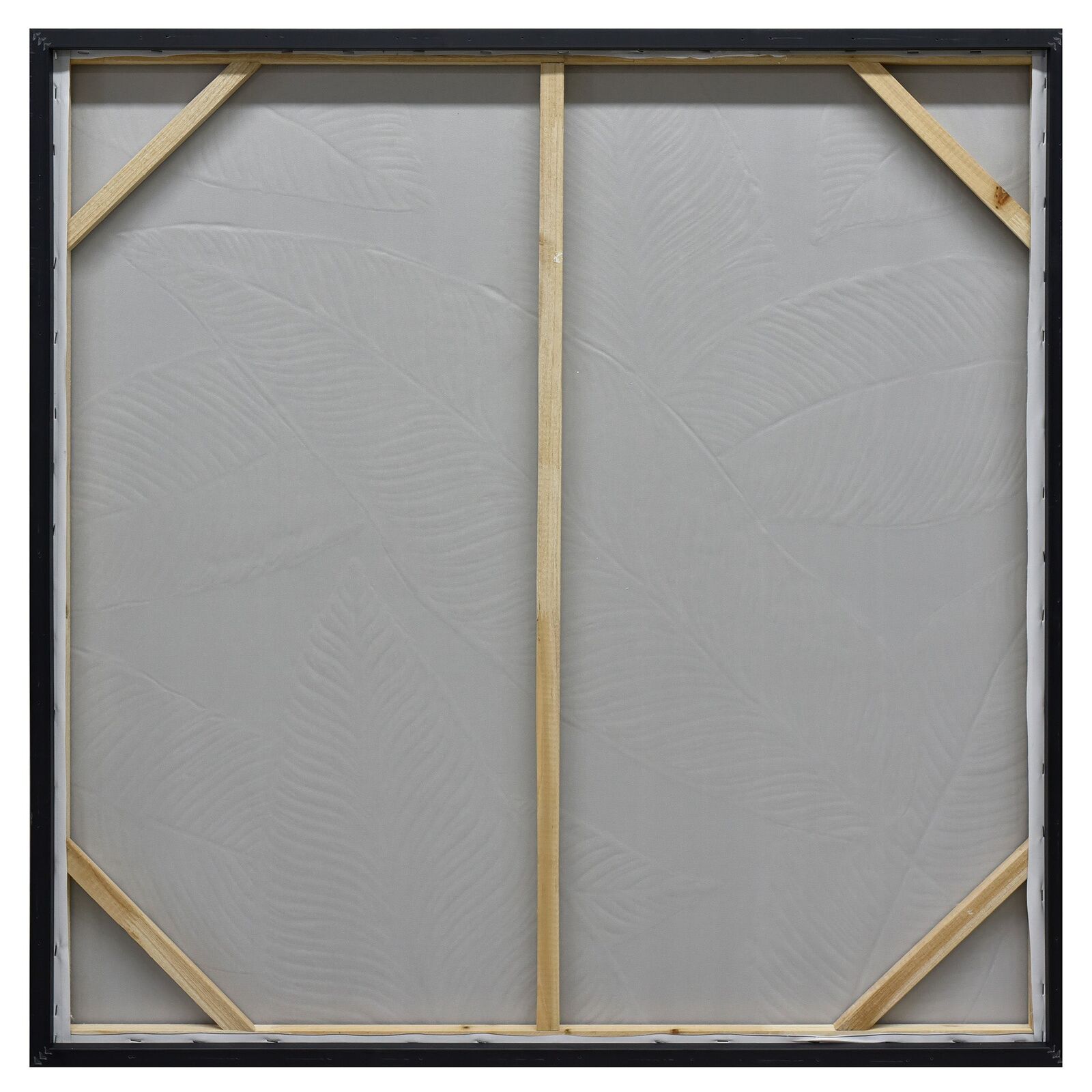 100X100cm Emerald Oasis: Leaves of Serenity Champagne Framed Hand Painted Canvas Wall Art Price