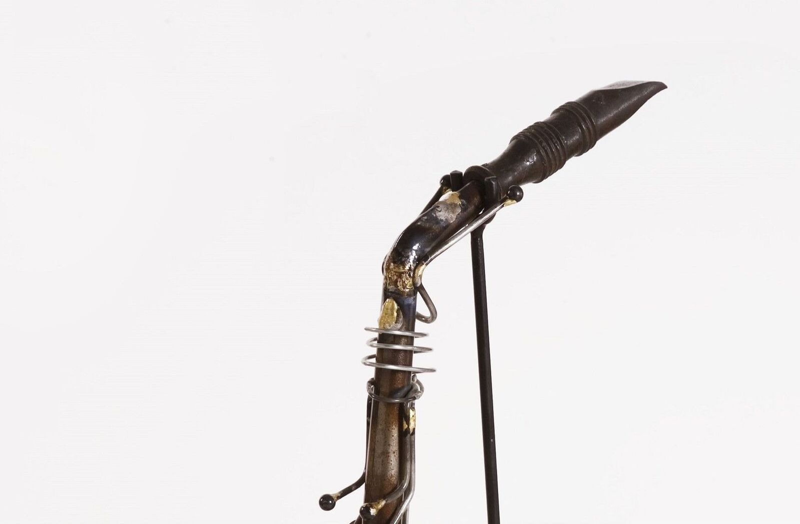 Saxophone Statue Display Ornament for Home Decor in Copper Finish Price