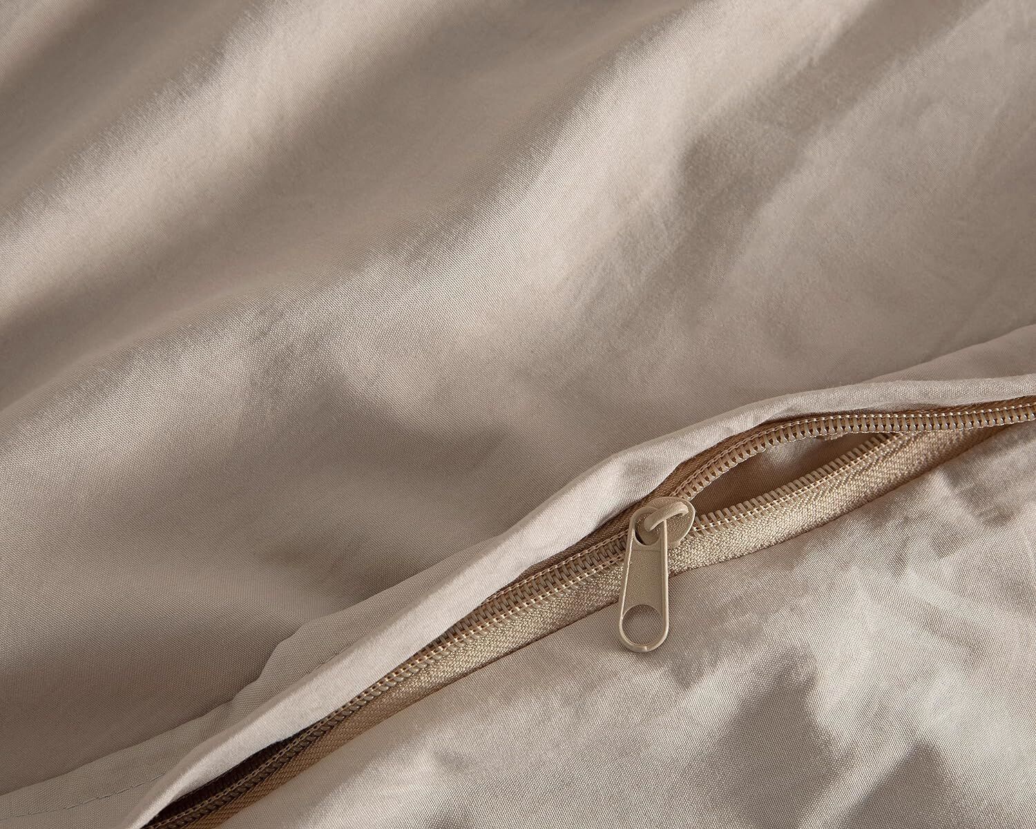 CleverPolly Vintage Washed Microfibre Quilt Cover Set (2Pcs) - Linen - Single Size Price