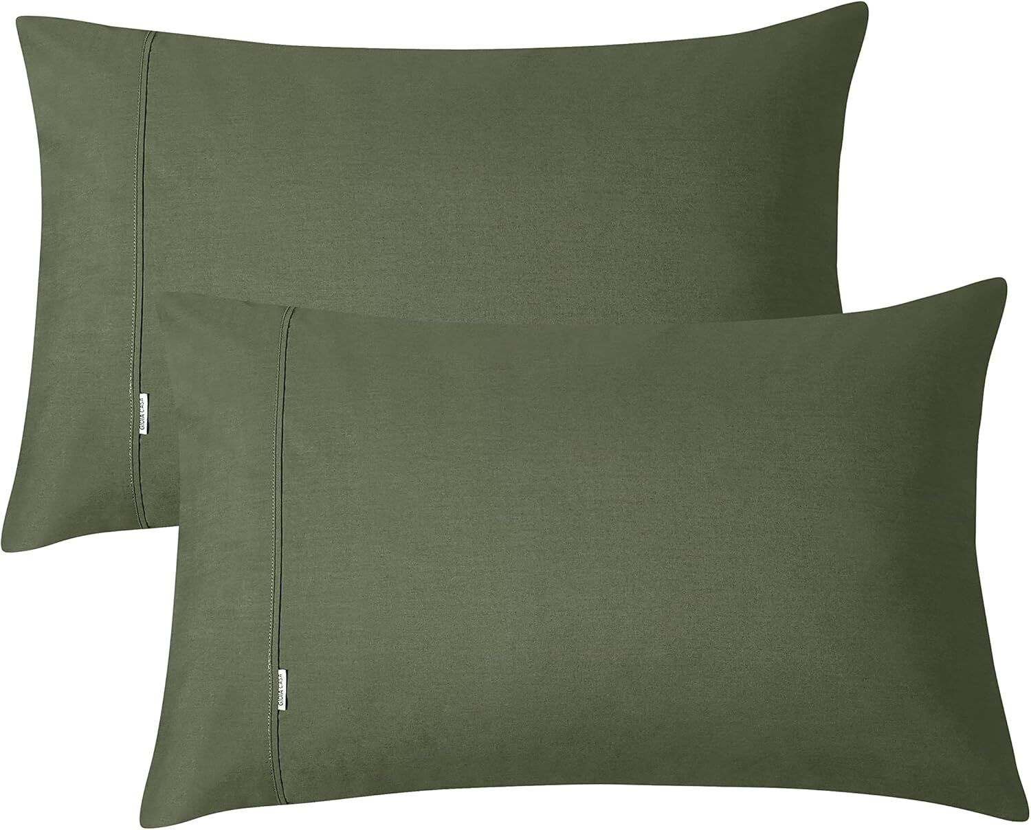 Gioia Casa Vintage Washed 100% Cotton Sheet Set with 2 Pillowcases - Khaki Green - King Size Price