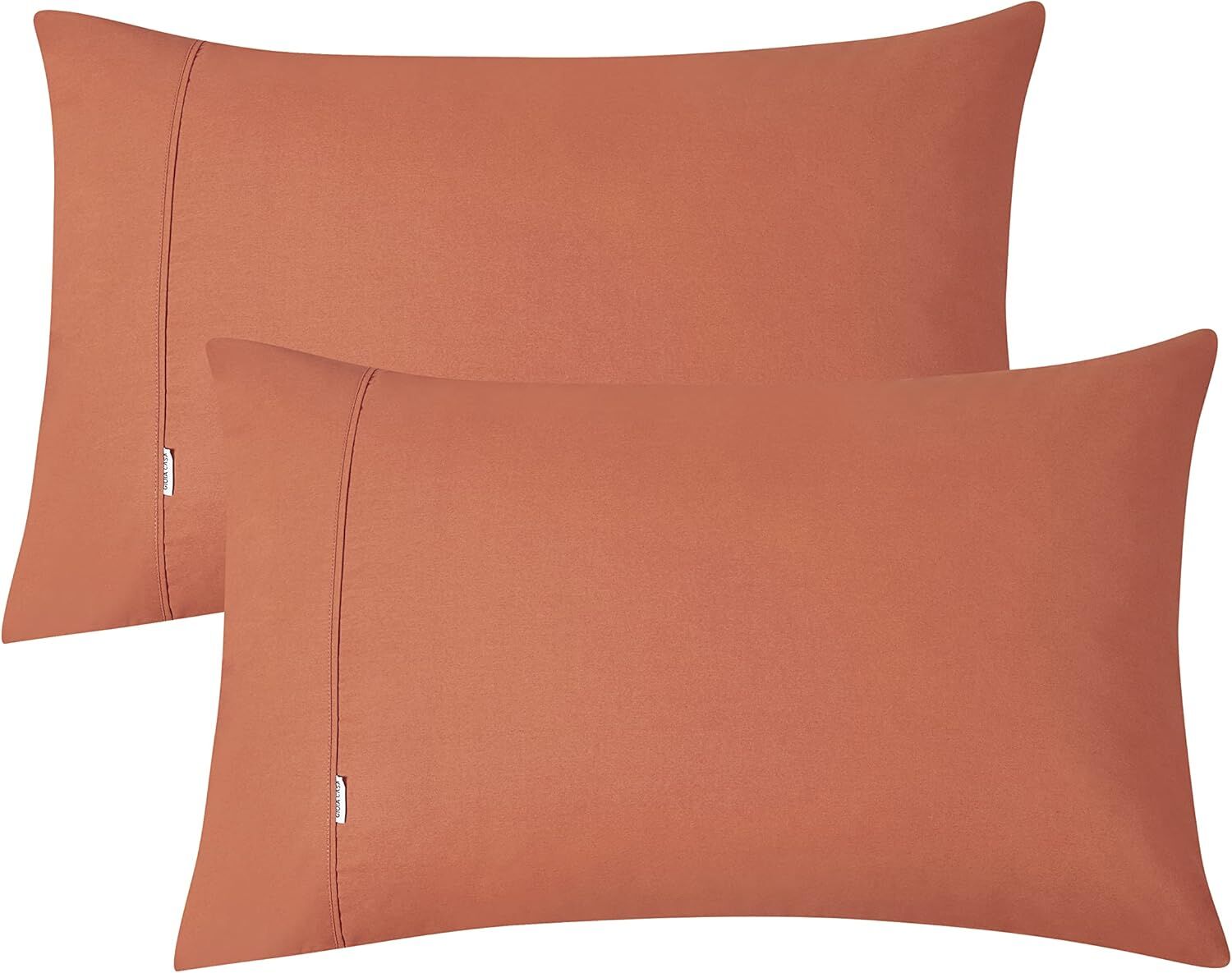 Gioia Casa Vintage Washed 100% Cotton Soft Breathable Sheet Set - Brick - King Single Price