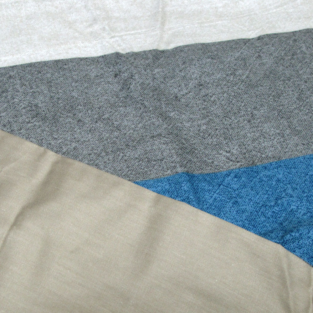 250TC Cotton Reversible Quilt Cover Set Beachy Stripes Queen Price