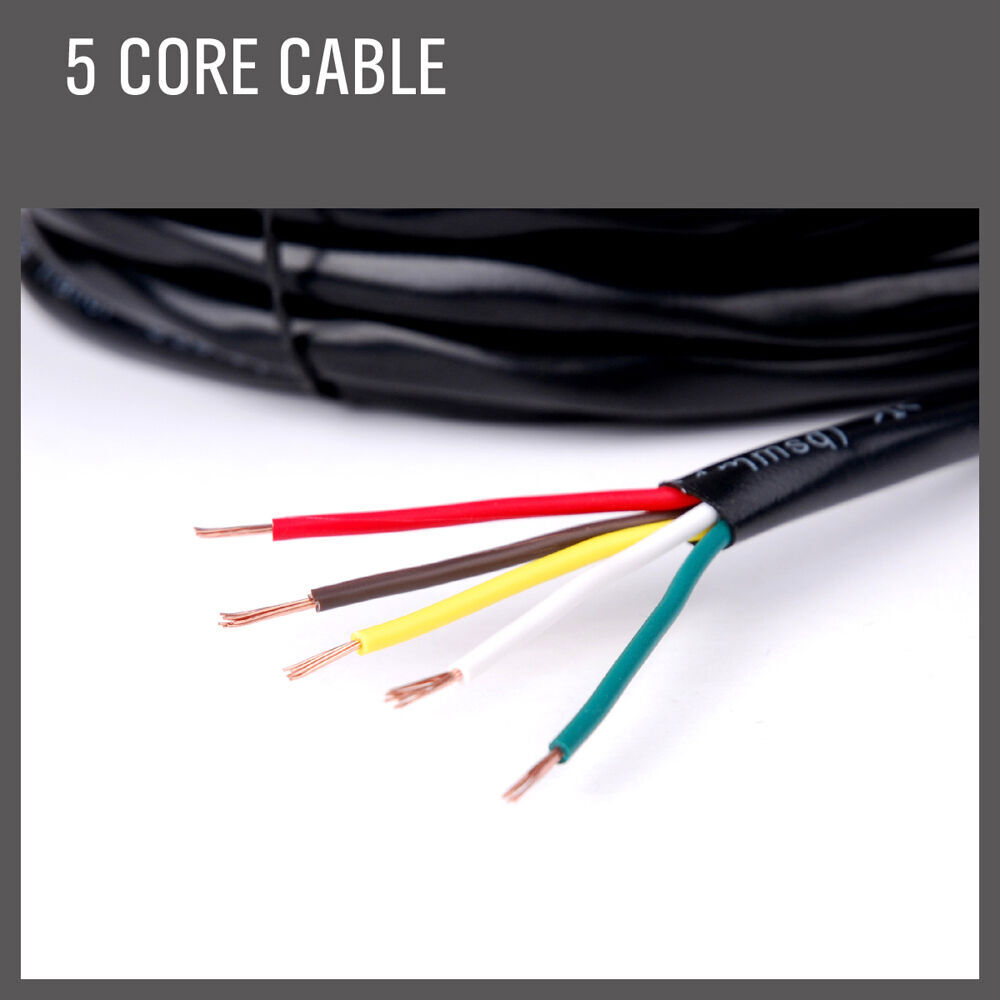 30M x 5 Core Wire Cable Trailer Cable Automotive Boat Caravan Truck Coil V90 PVC Price