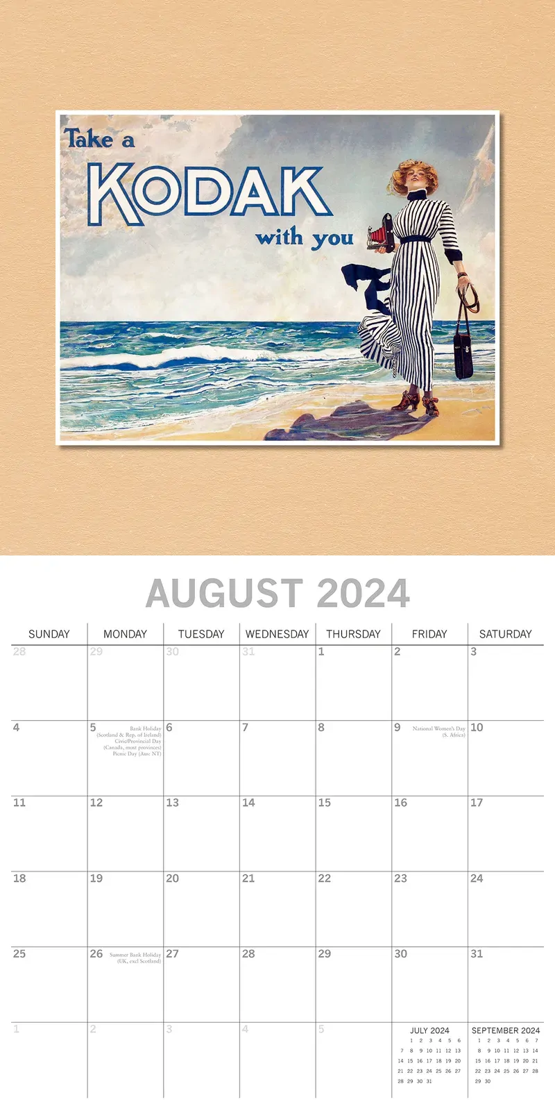 Classic Advertising - 2024 Square Wall Calendar 16 Months Arts Planner New Year Price
