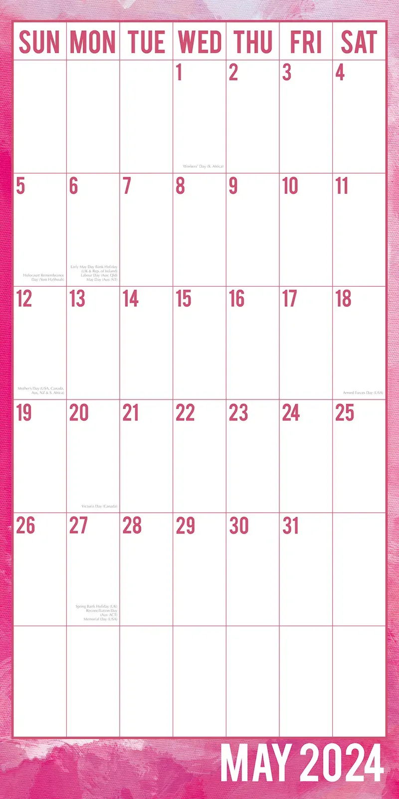 Large Print Calendar 2024 Square Wall Calendar 16 Months School Planner New Year Price