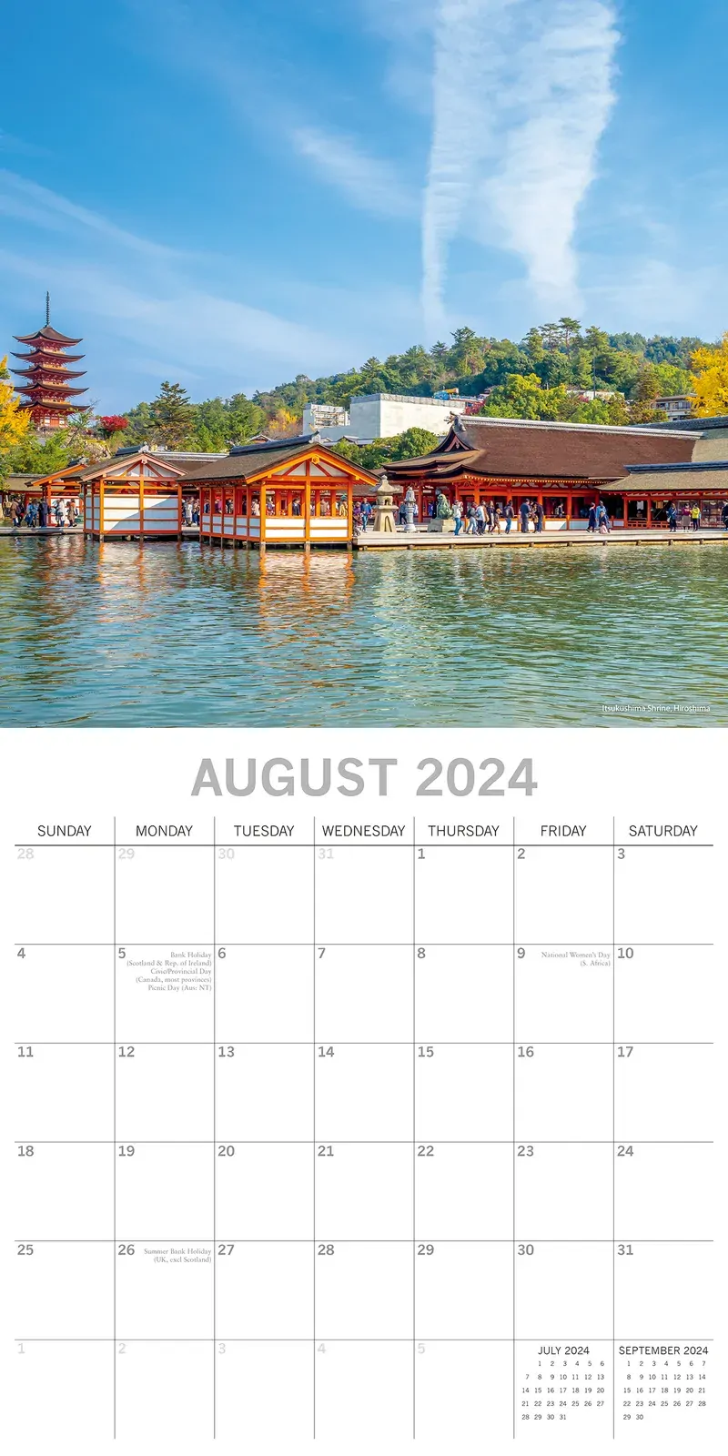 Japan 2024 Square Wall Calendar 16 Month Premium Planner Christmas New Year Gift Price