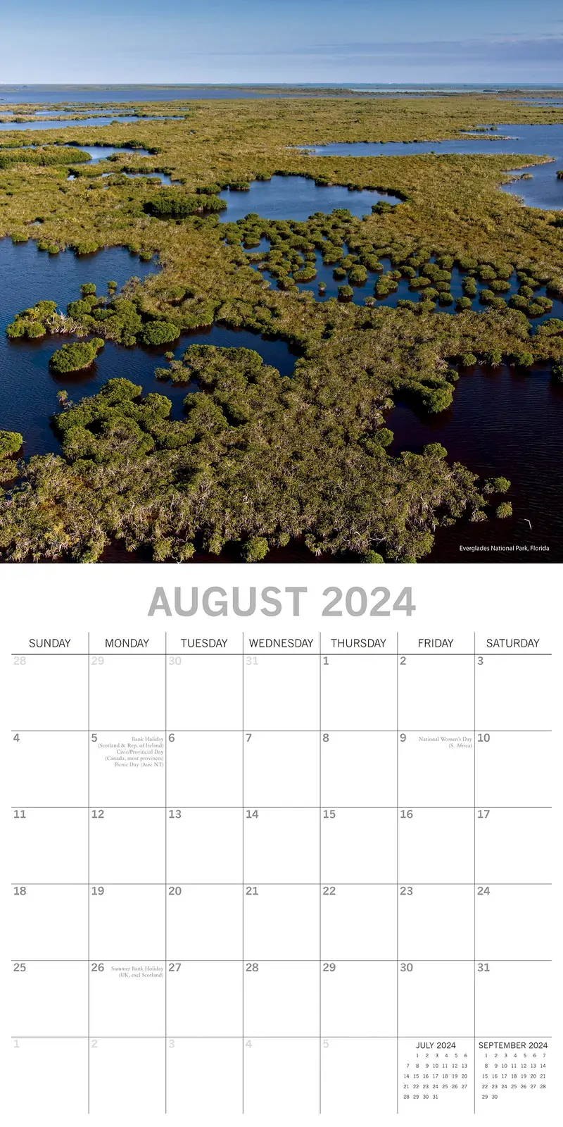 National Parks USA 2024 Square Wall Calendar 16 Months Premium Planner New Year Price