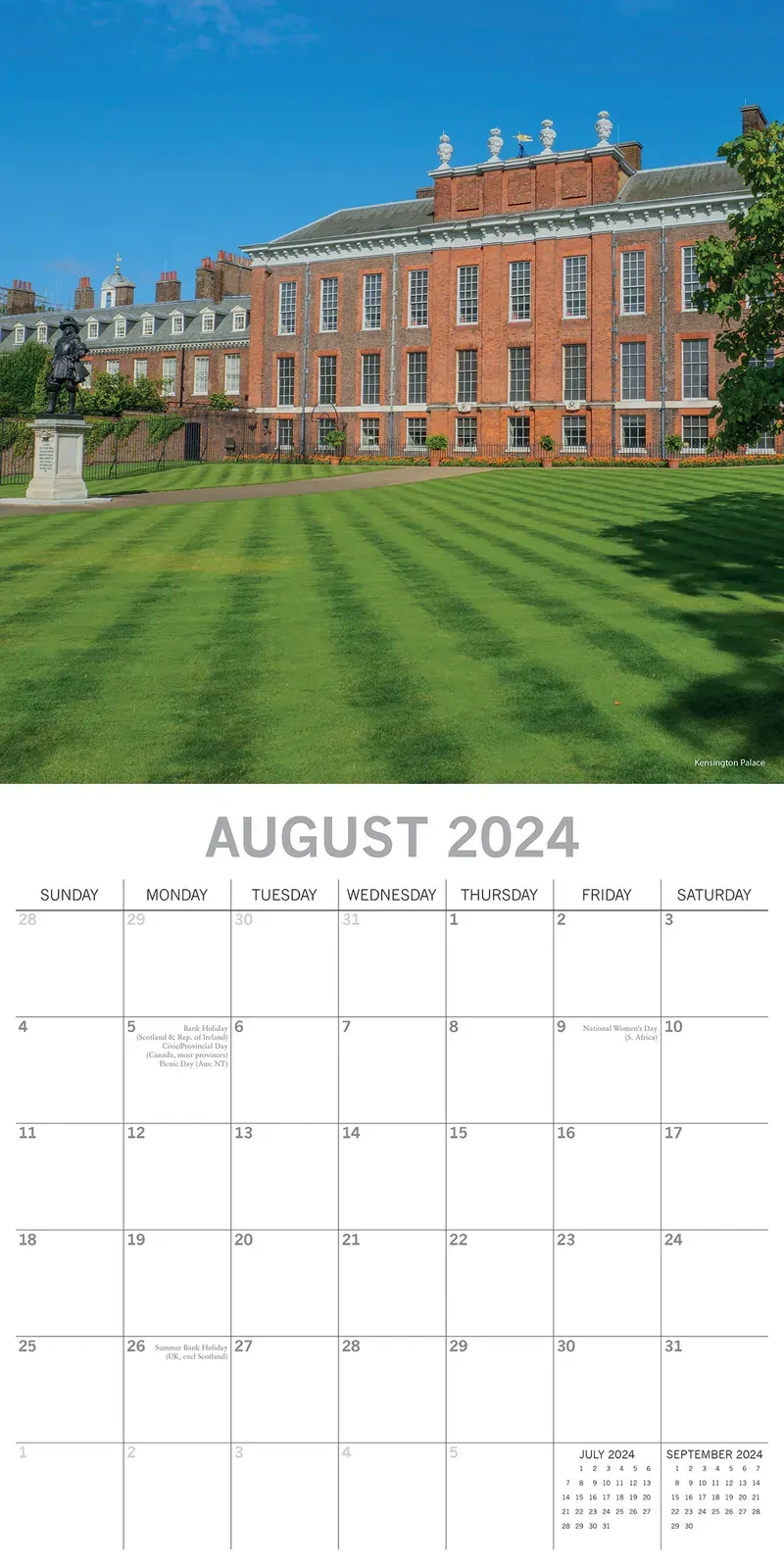 London - 2024 Square Wall Calendar 16 Months Premium Planner Xmas New Year Gift Price