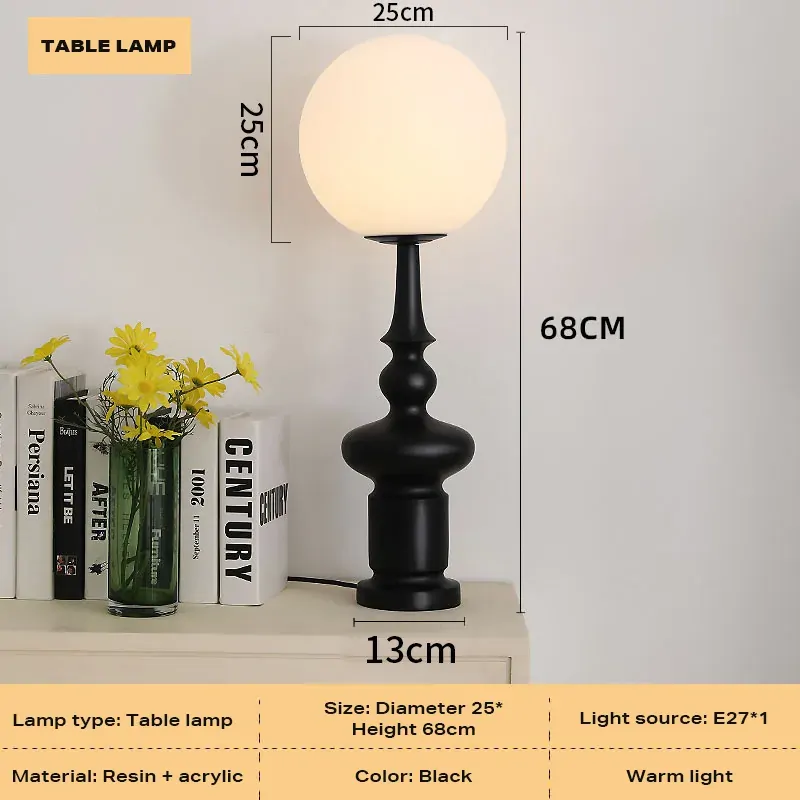 Retro Roman Living Room Bedroom Art Sense Medieval Table Lamp Price
