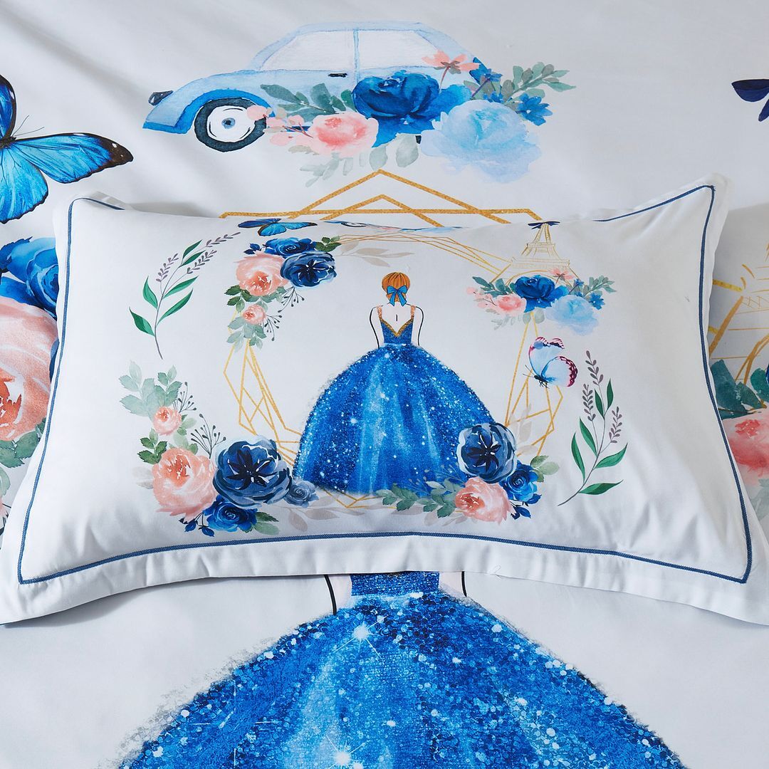 Princess Kids Quilt Cover Set - Double Size Price