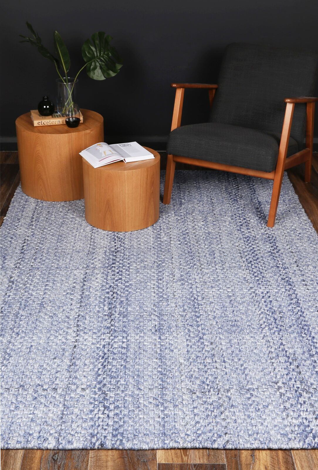Harlow Chignon Blue Wool Blend Rug 240X330 Price