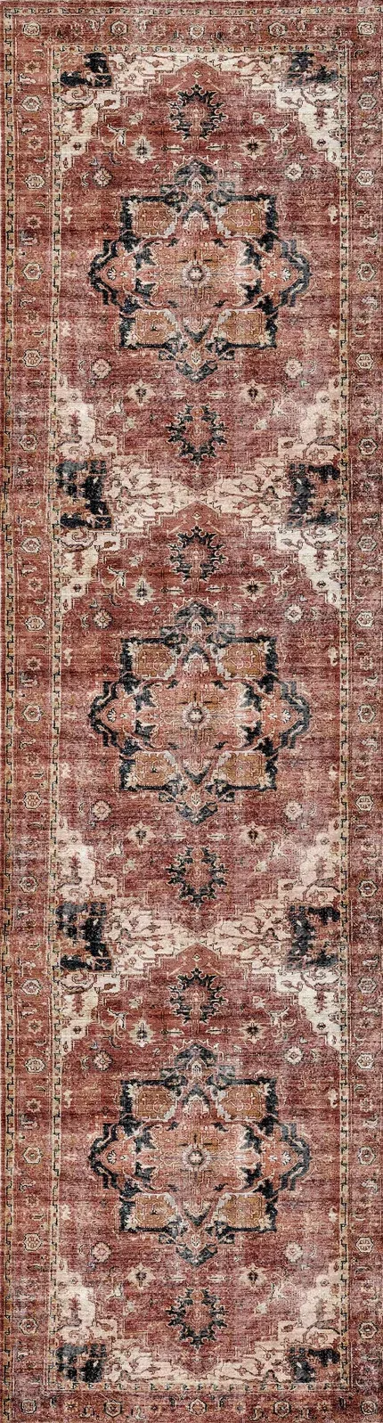 vintage-crown-cezanne-terracotta-distressed-vintage-rug 80X400 Price