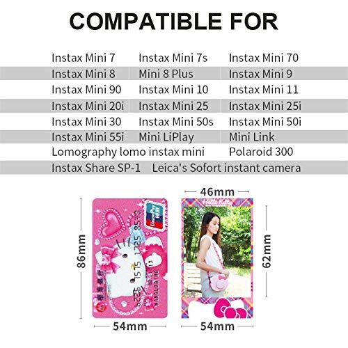 100 Pockets Mini Photo Album - Picture Case for Fujifilm Instax Film 7 8 9 11 12 25 40 50 70 90 Instant Camera & Name Card - Cowboy Price