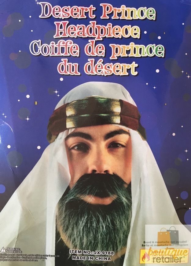 Arabian Desert Prince Hat Headpiece Costume Party Fancy Dress Arabic Price