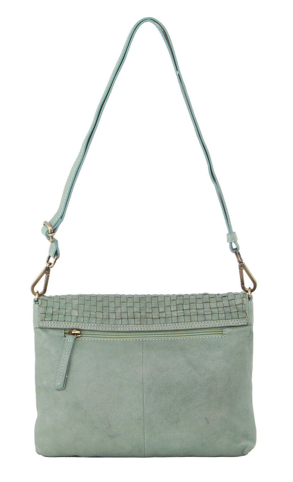 3-Piece Set Pierre Cardin Womens Woven Cross-Body Bag - Mint Green Price