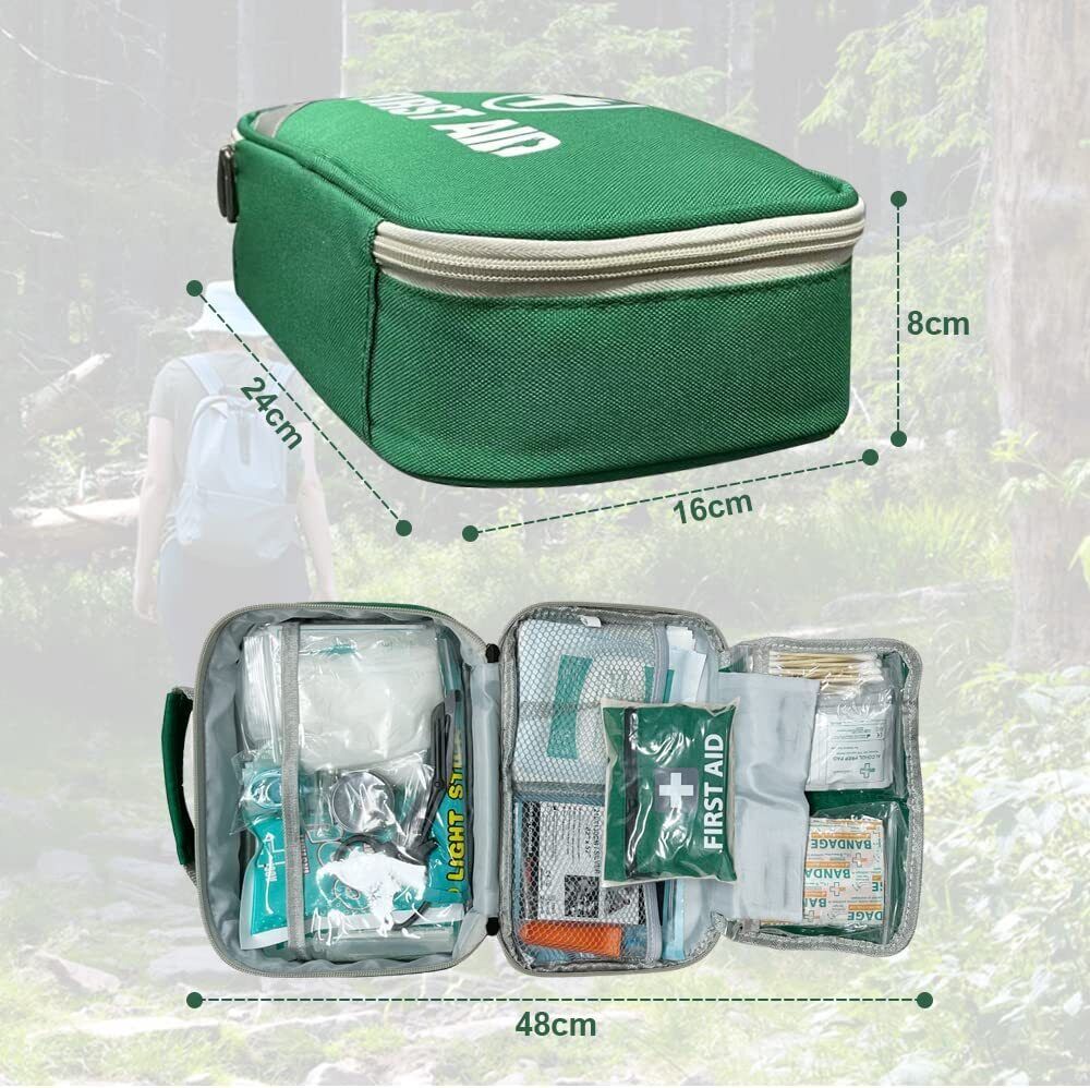 258pcs PREMIUM FIRST AID KIT Medical Travel Set Emergency Family Safety Office Price