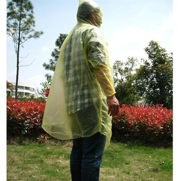 RAIN PONCHO Disposable Emergency Rain Coat Waterproof Jacket Adult Outdoor Price