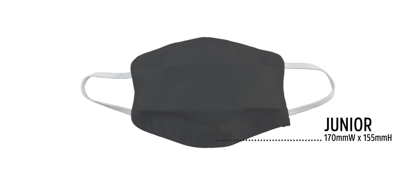 3x Tigerplast Kids Fabric Face Mask Washable Reusable Mask Protect Cover - Black Price