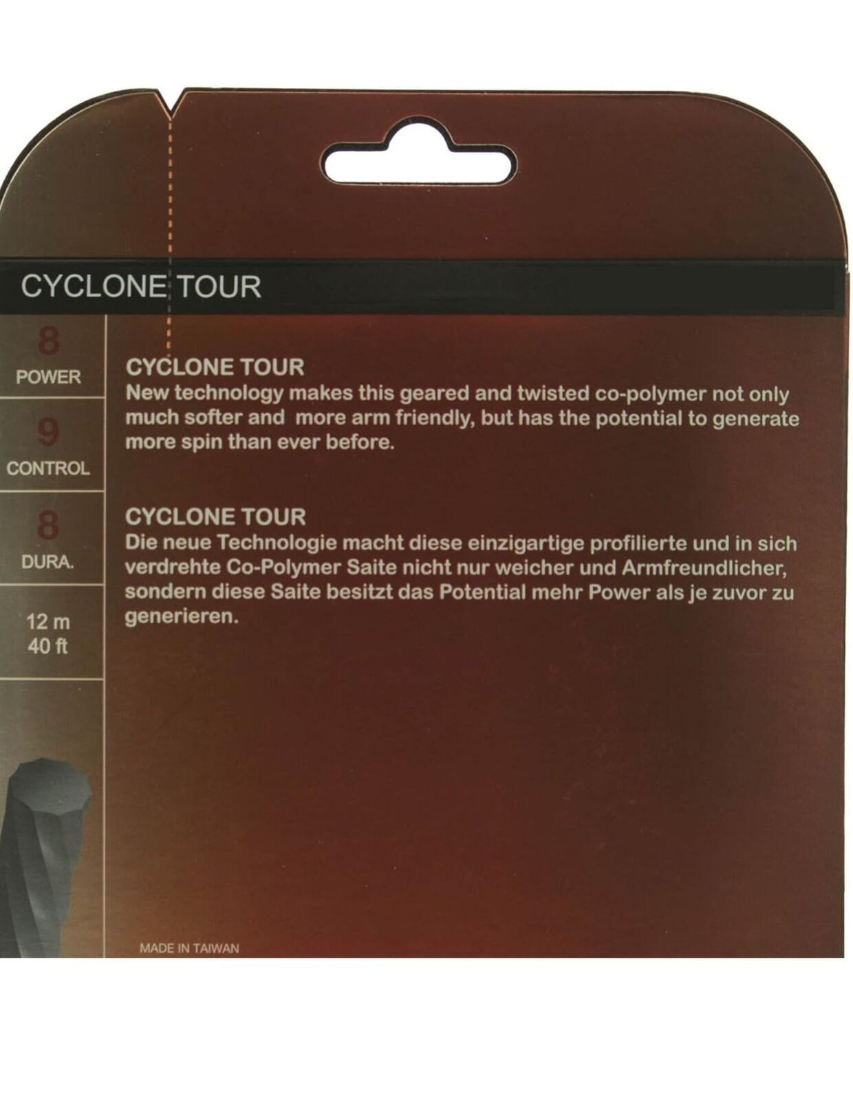 1 Pack Volkl Cyclone Tour 16g/1.30mm Tennis Racquet Strings - Red Price
