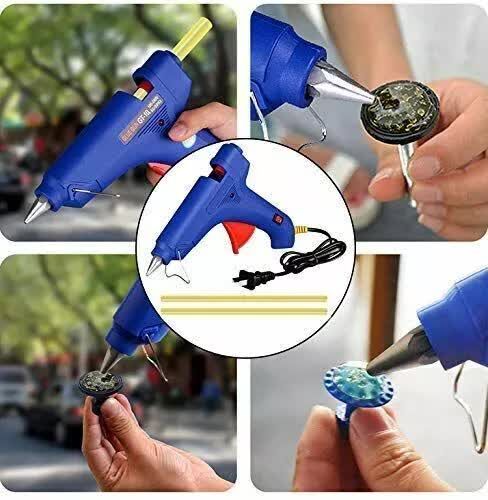 HOT MELT GLUE GUN TRIGGER ADHESIVE WITH STICKS REPAIR KIT FOR USE Price