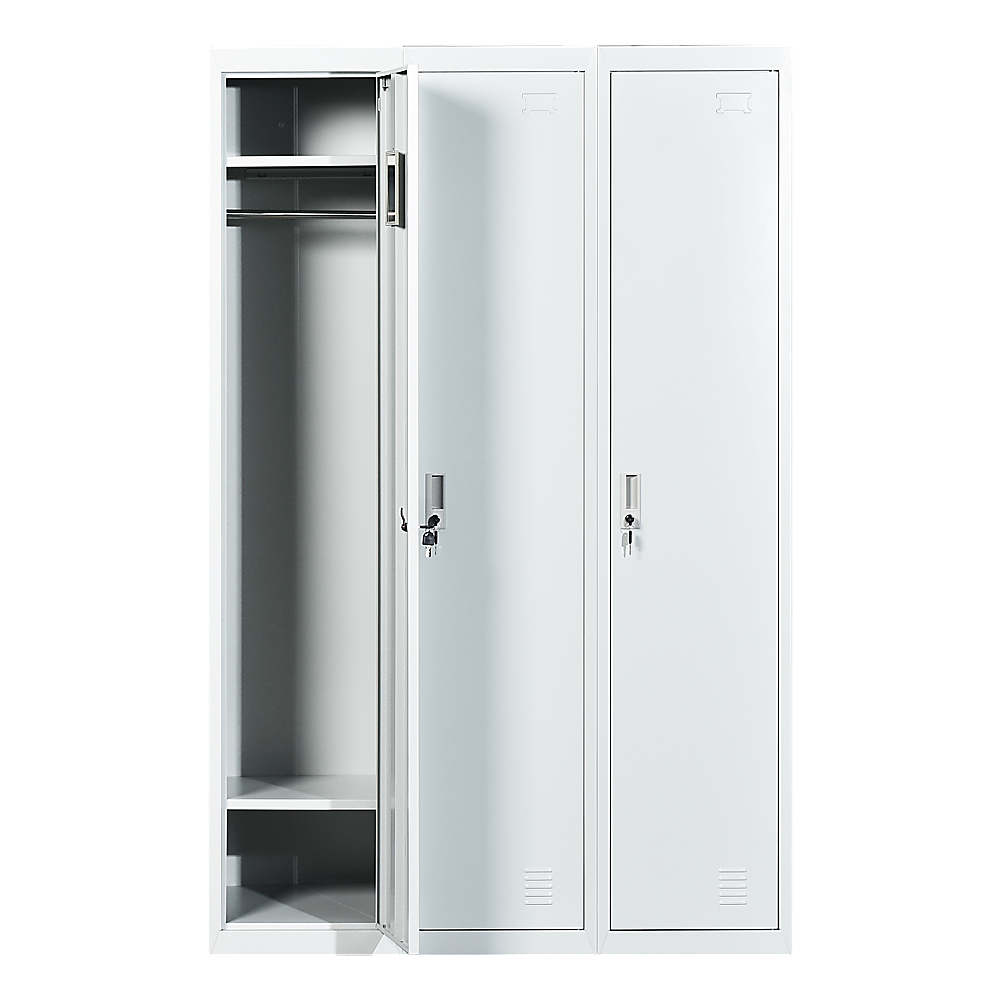 Three-Door Side by Side Office Gym Shed Storage Locker Price