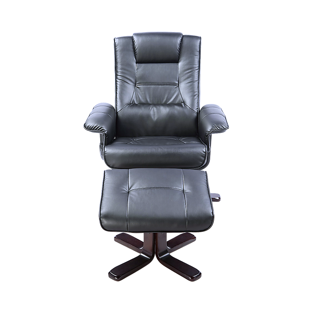 PU Leather Massage Chair Recliner Ottoman Lounge Remote Price