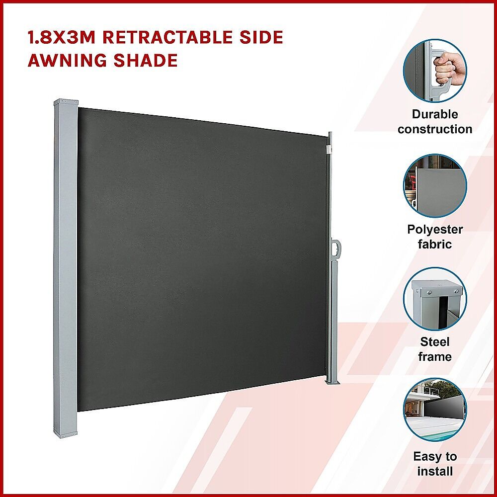 1.8X3M Retractable Side Awning Shade Price