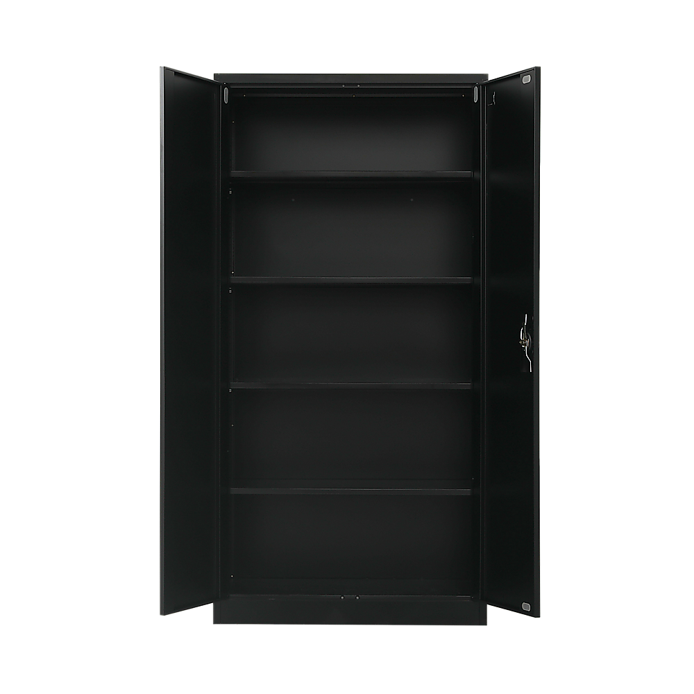 Two-Door Metal Cabinet Shelf Storage for Home Office Gym Price