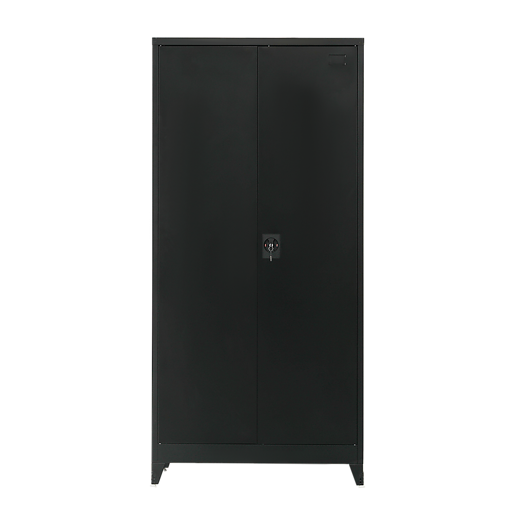 Two-Door Metal Cabinet Shelf Storage for Home Office Gym Price