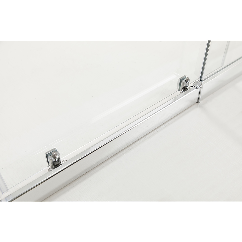 Adjustable 1300x920mm Single Door Corner Sliding Glass Shower Screen in Chrome Price