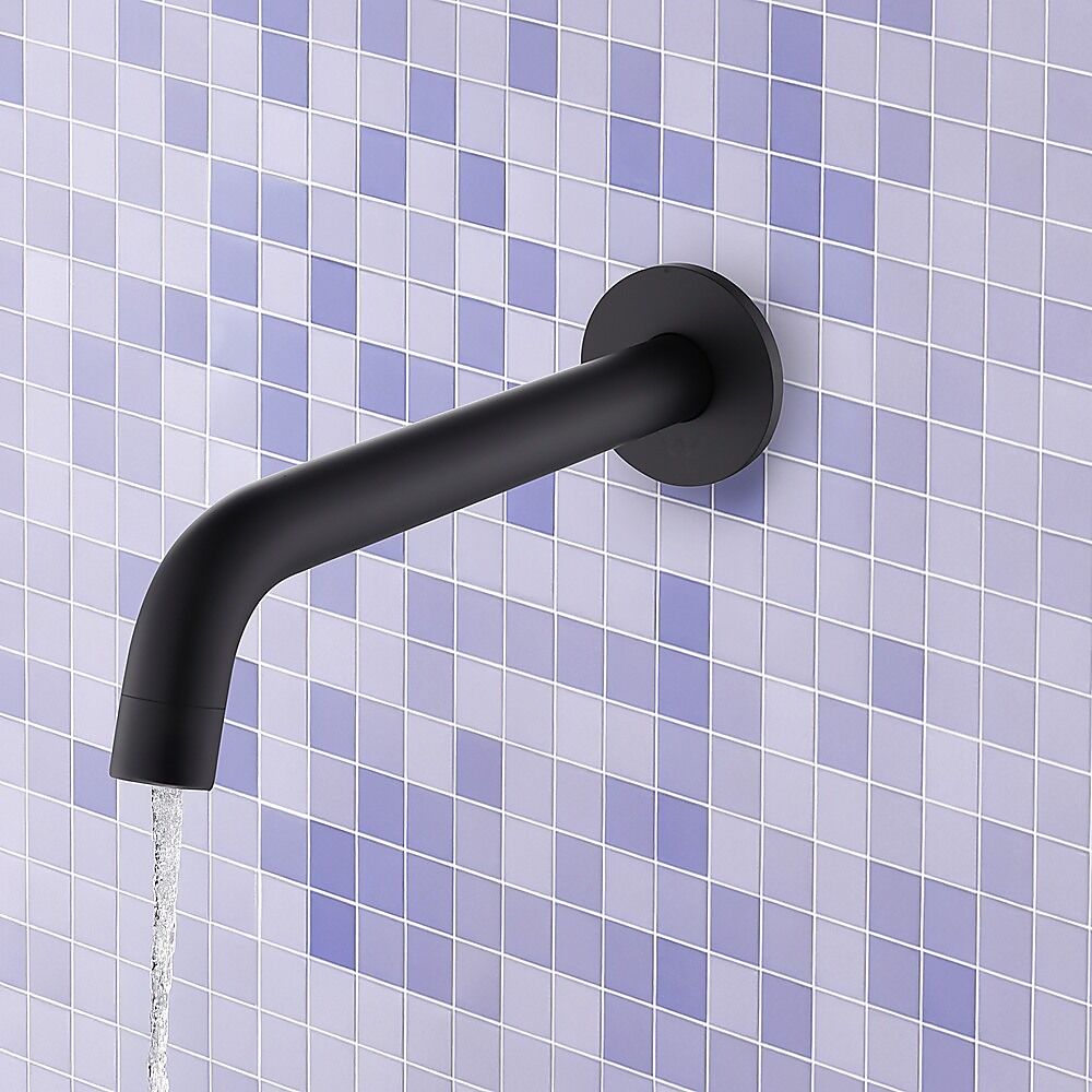 220mm Bath Spout in Matte Black Finish Price