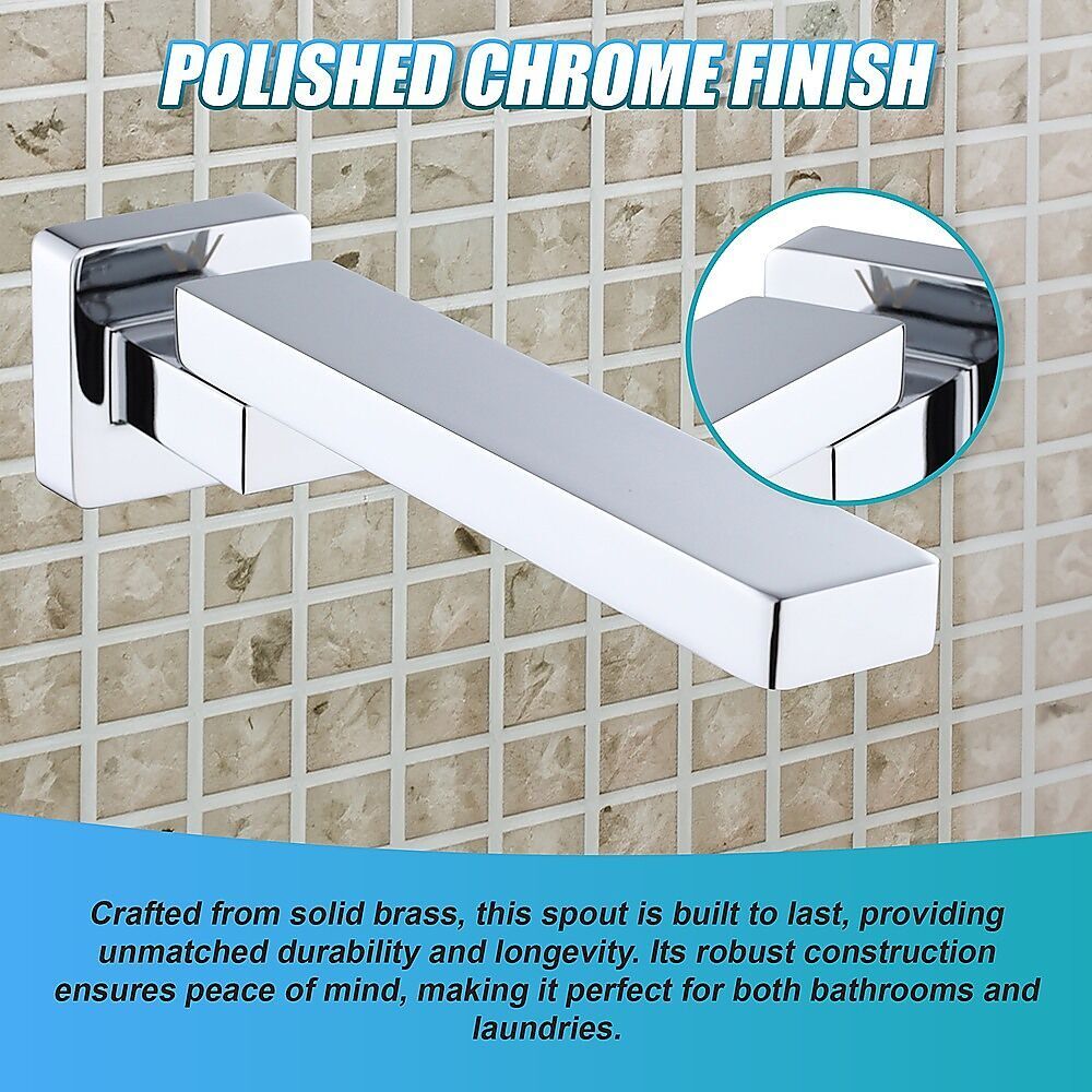 Bath In Wall Swivel Spout in Polished Chrome Finish Price