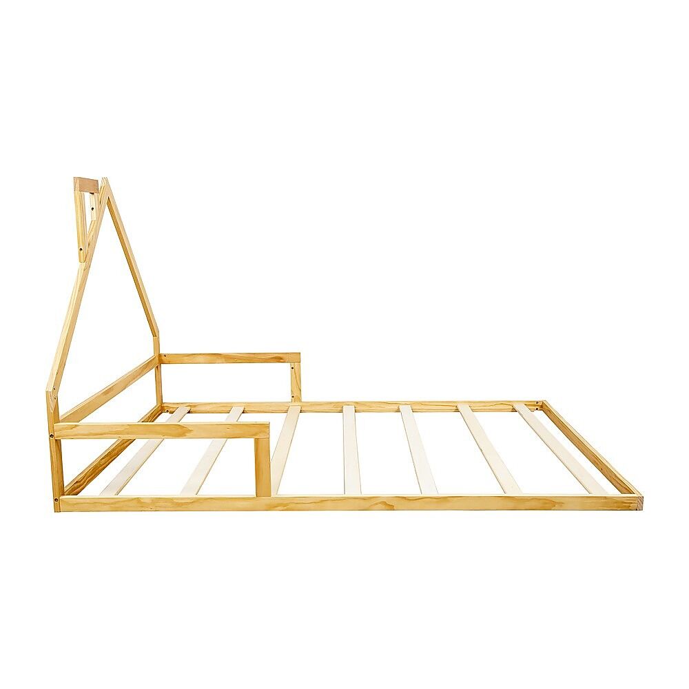 Pine Wood Floor Bed House Frame for Kids and Toddlers Price