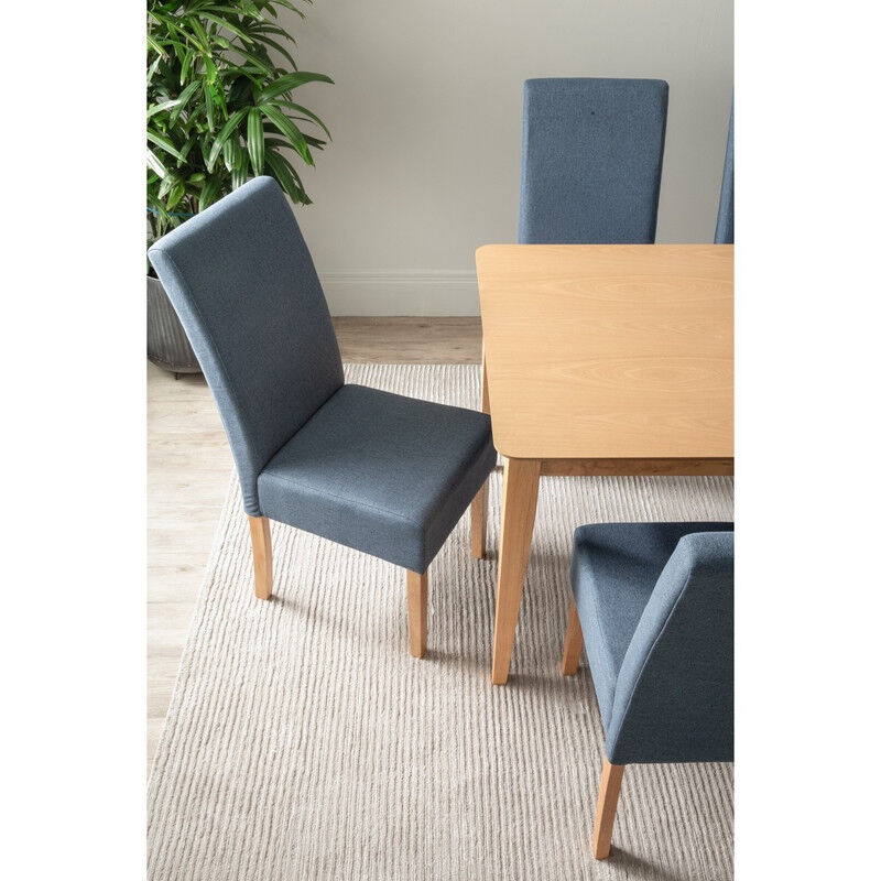ALLEGRO Dining Table + 6x MESI Dining Chair - 7 Piece Dining Set - Natural Price