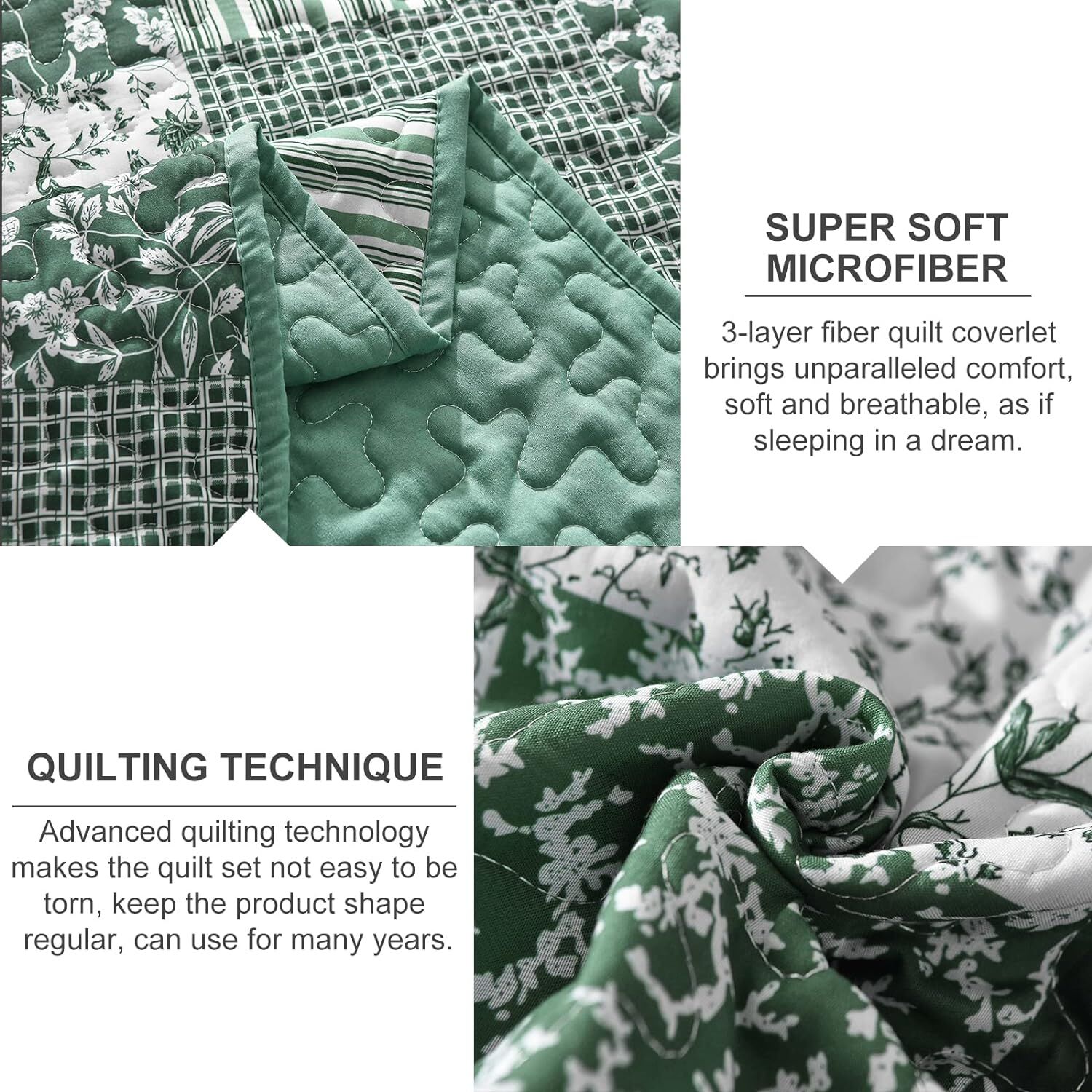 Delightful Quilted bedspread and pillowcovers set: Indulge in Comfort - Queen size Price