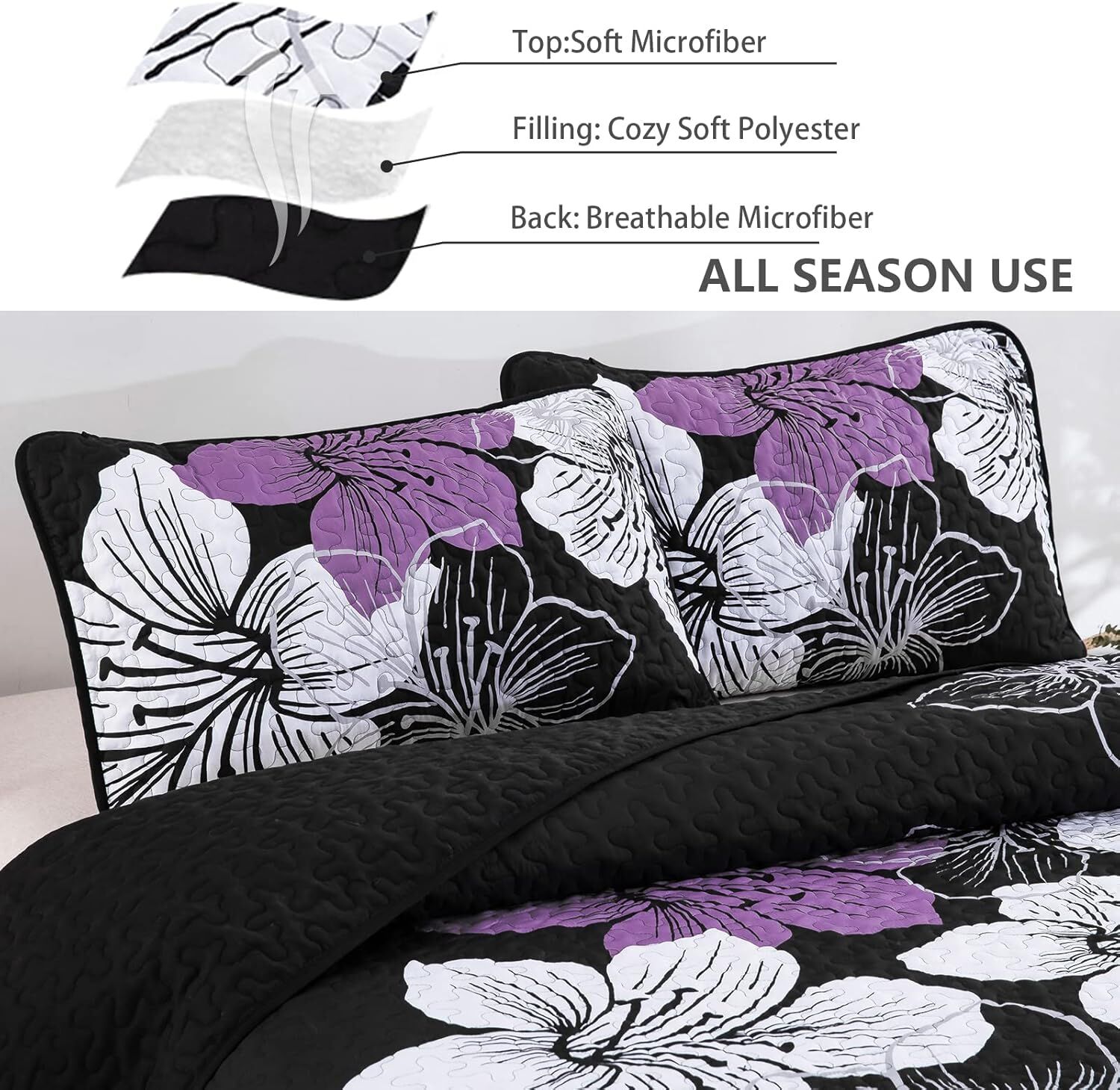 Majestic Quilted Bedspread and Pillowcases Set: Unmatched Beauty and Comfort - Queen size Price