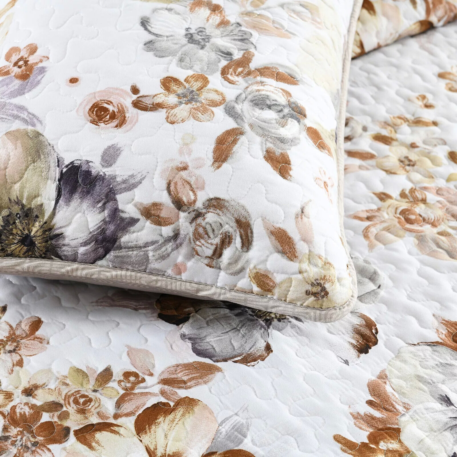 Zen Quilted bedspread and pillowcovers set: Find Your Inner Peace - Queen size Price