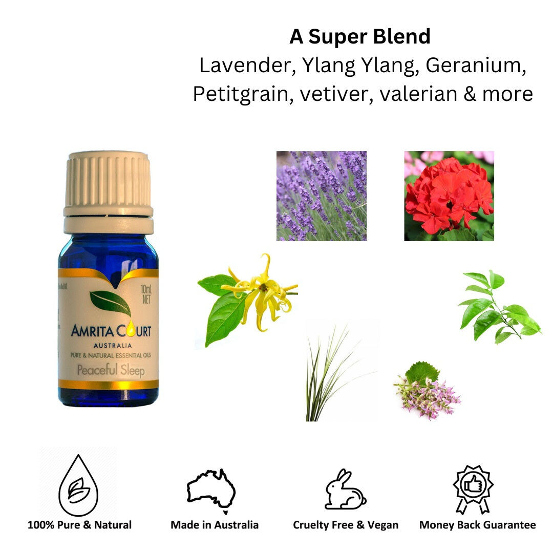 Amrita Court Pure and Essential Oils Peaceful Sleep 10ml Price