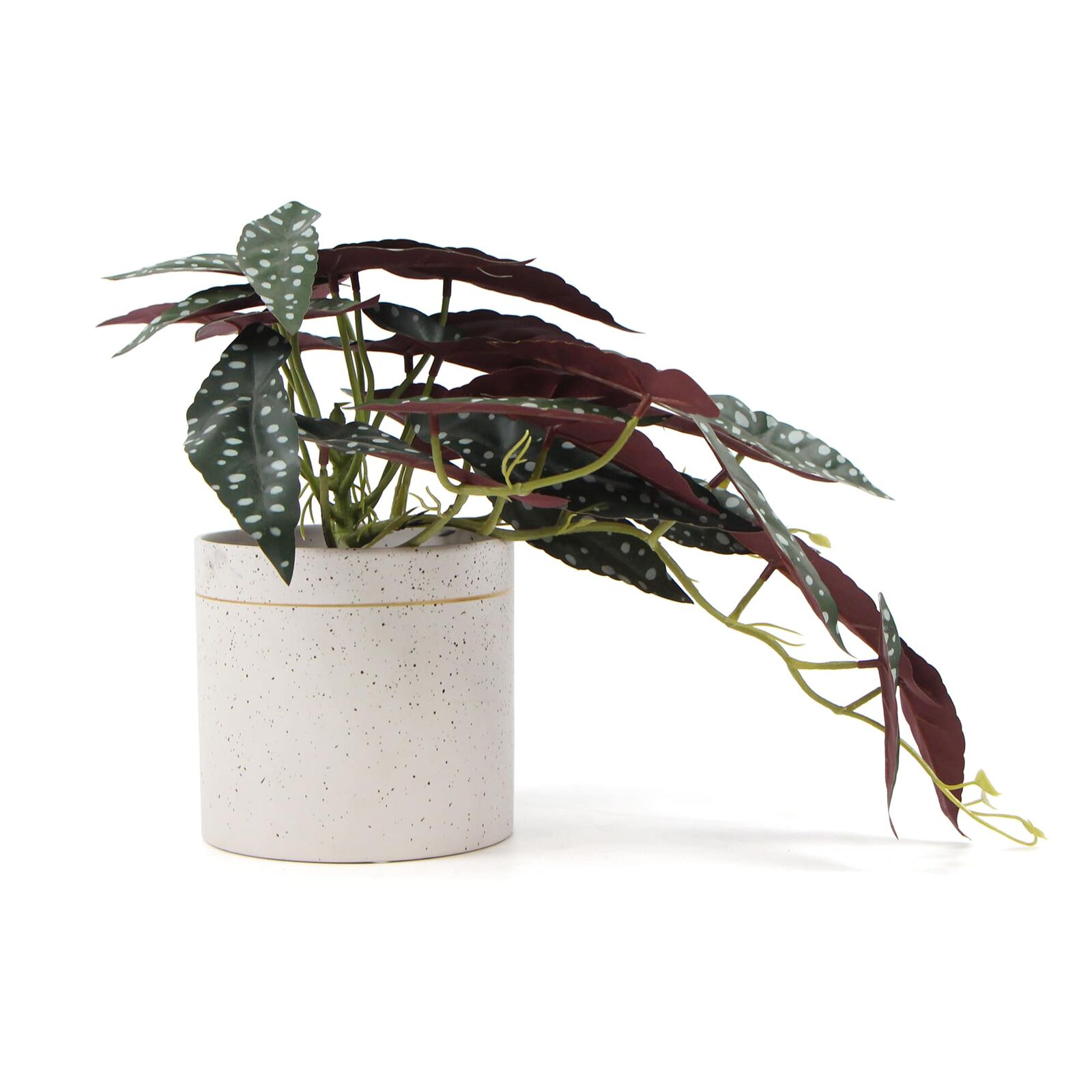 Artificial Bergonia Plant In Decorative Bowl 30cm Price